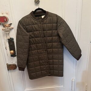 Vintage Quilted Jacket - size medium/large